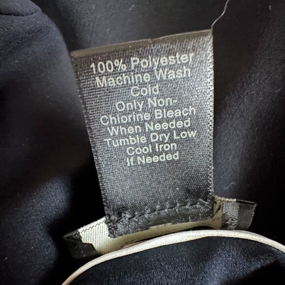 Ann Taylor Women's Small Black & White Long Sleeves Pullover V-neck Blouse Top - Picture 15 of 15